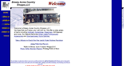 Desktop Screenshot of breezyacrescountryshoppe.com