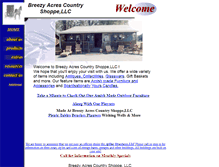 Tablet Screenshot of breezyacrescountryshoppe.com